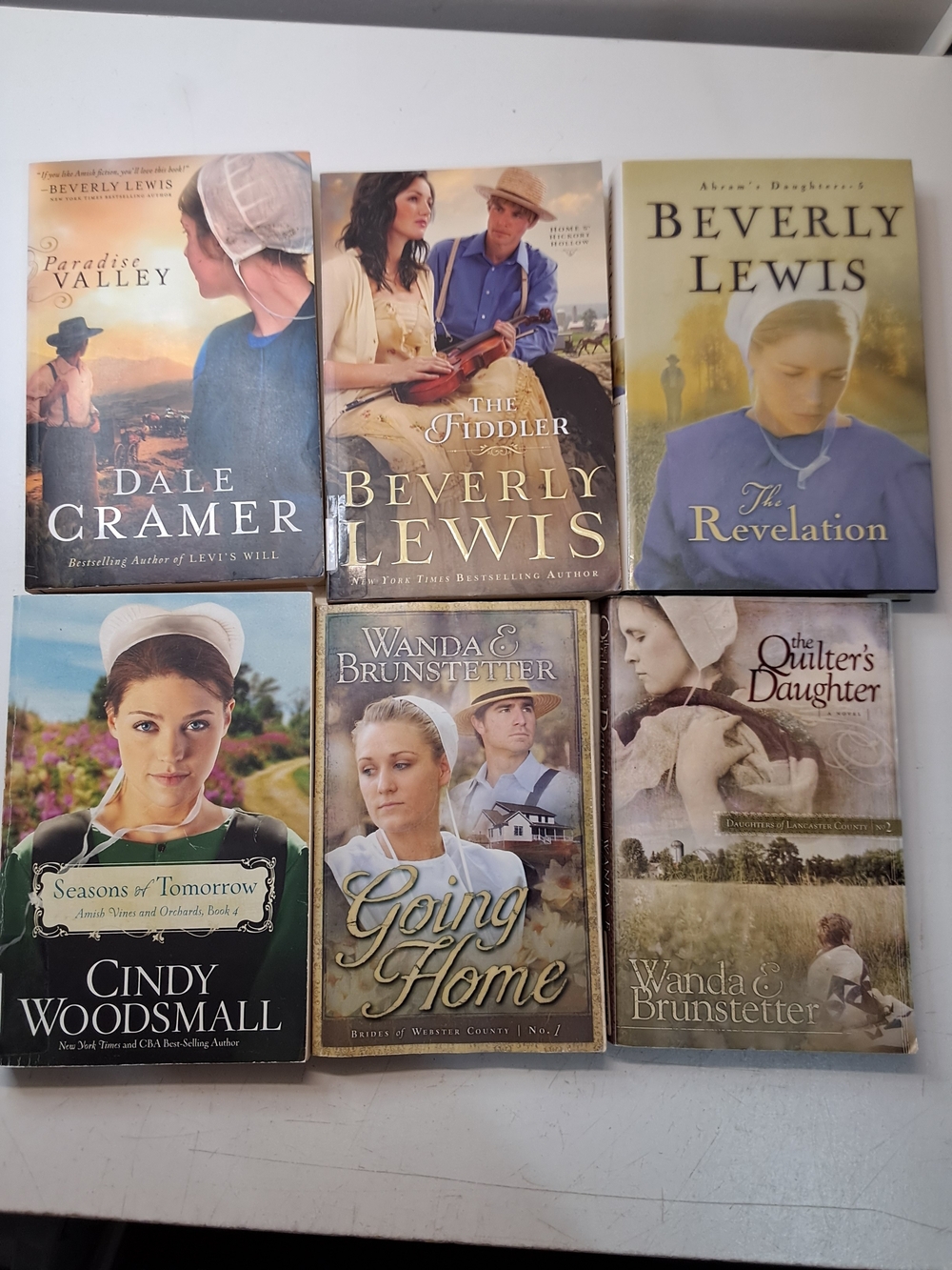 Set of 6 Amish Christian Fiction Novels